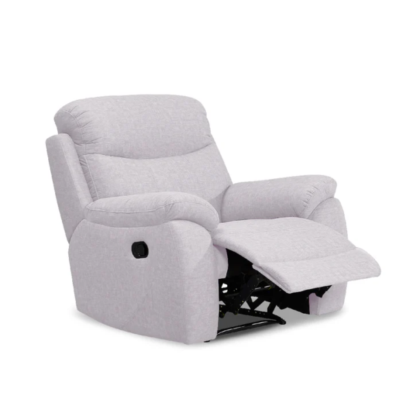 ASTIA Recliner 1 Seater Sofa Bone Grey